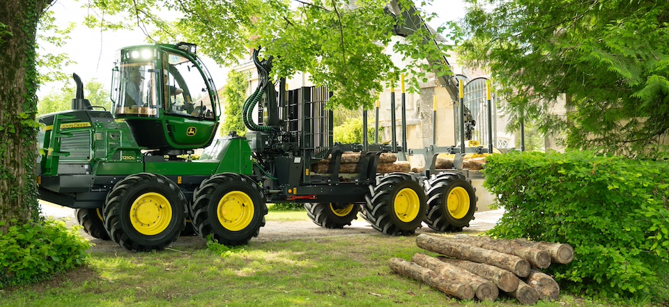exposition porteur 1210G john deere