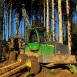 porteur forestier john deere 1110G à vendre